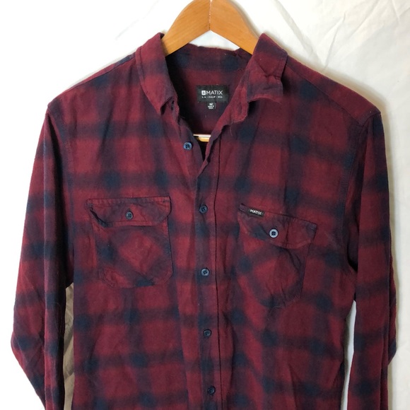 Matix Flannel Button Down (C) - Picture 2 of 6